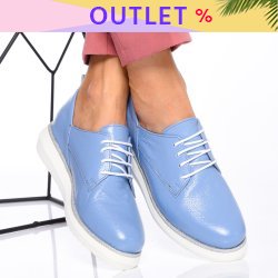 Pantofi light bleu piele naturala 2s7711600ayb